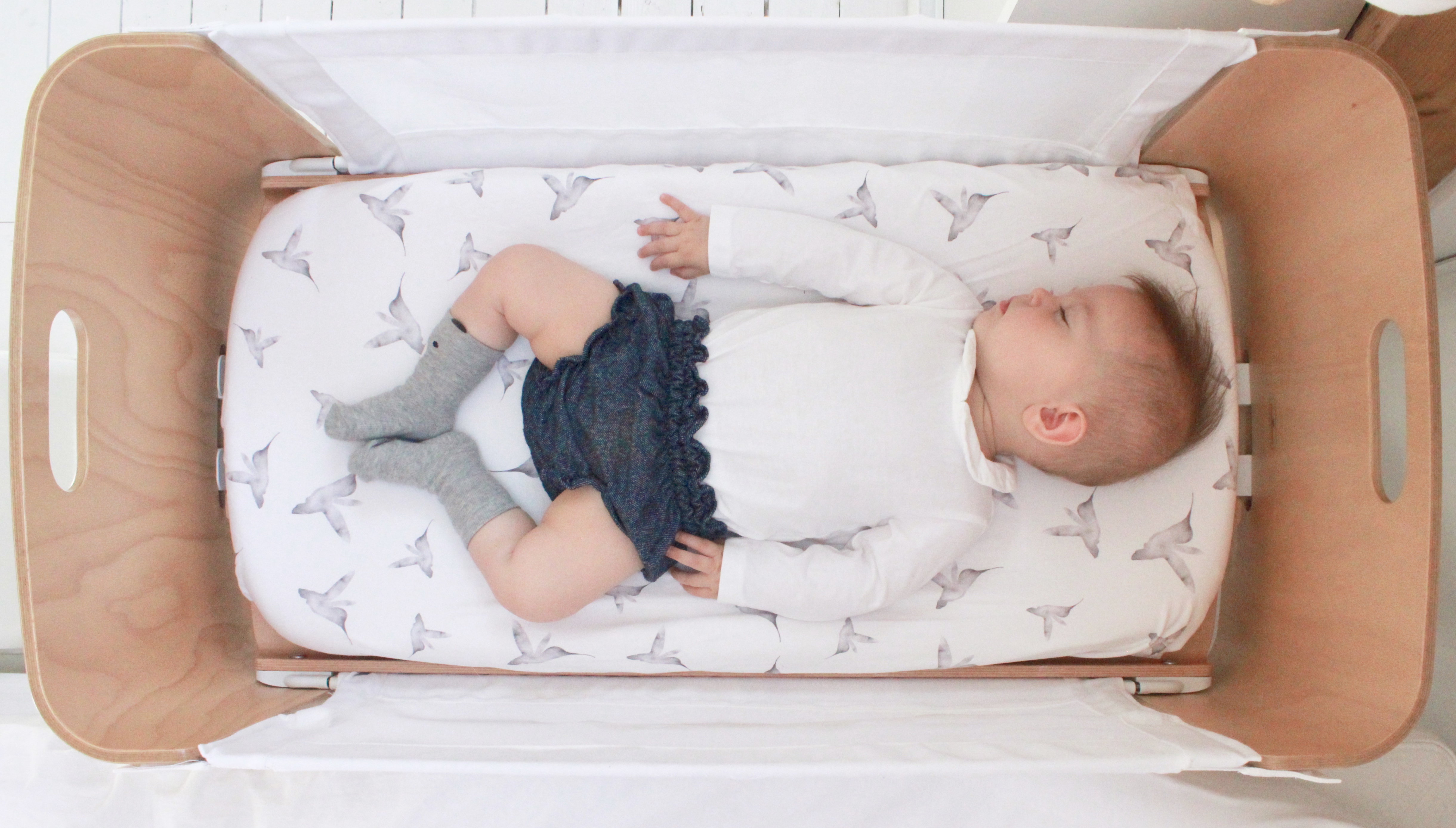 Umiwe Baby Nest Pod 100% coton bio bébé bassinet literie de voyage portable respirant et hypoallergénique enfant en bas âge nouveau-né co-sommeil lit pour 0-24 mois 